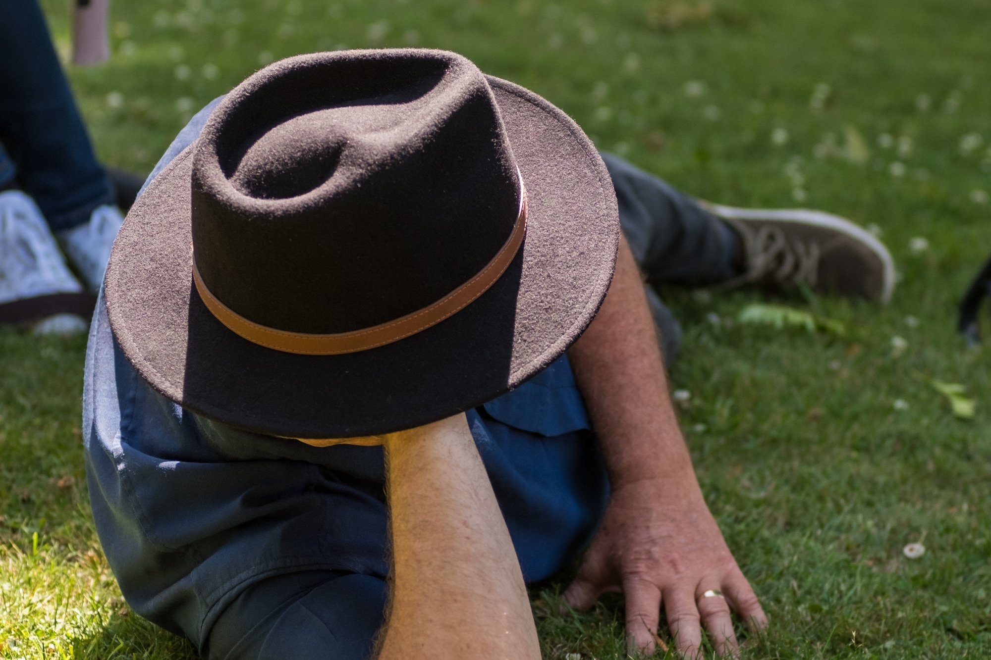 Small group gathering in a home setting